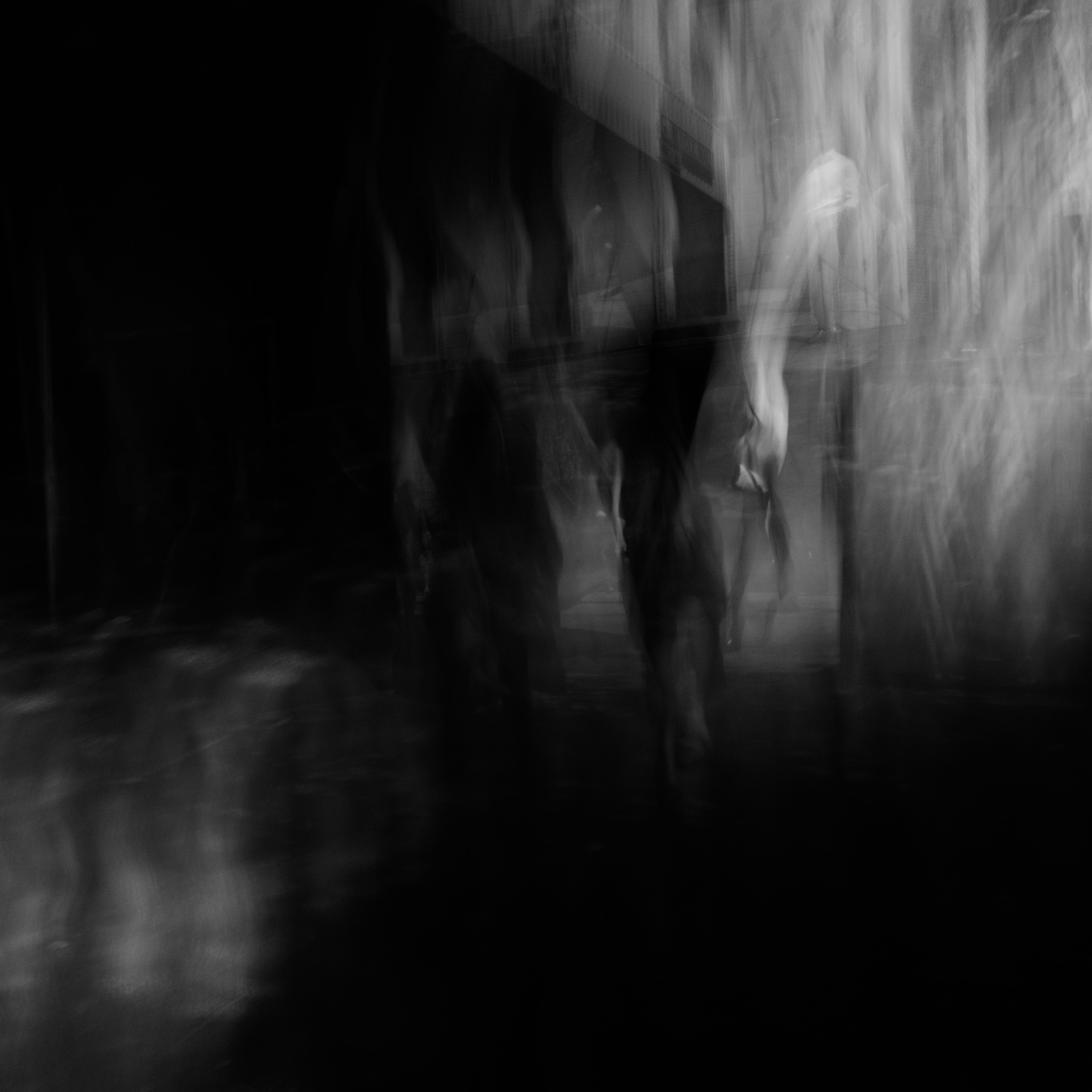 Experimenting with longer shutter speeds and intentional camera movement.